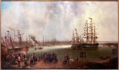 La inauguración del muelle de Tyne, 1859 de Mark Thompson